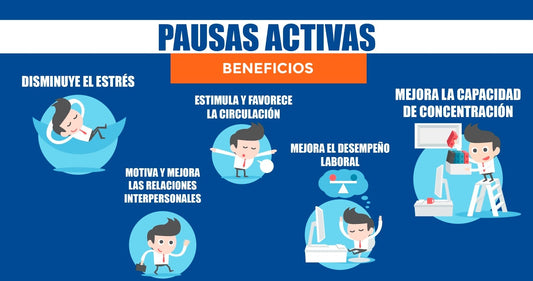 15 ejercicios que puedes realizar en pausas activas en el trabajo o estudio